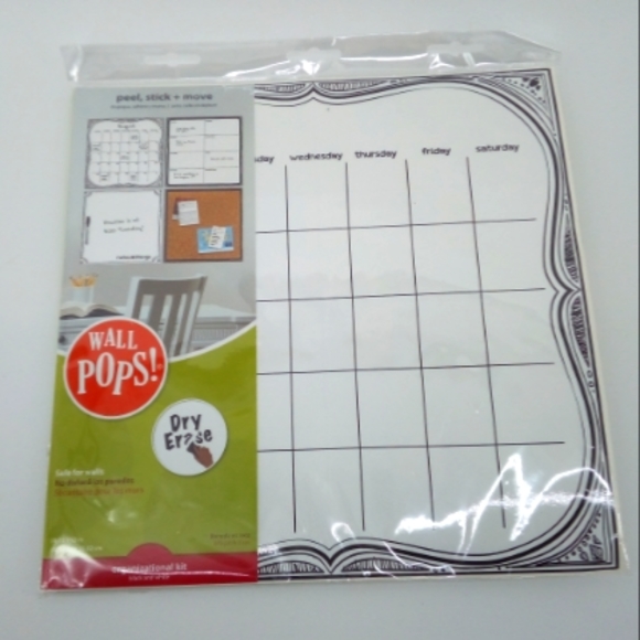 Brewster Office Nwt Wall Pops Dry Erase Board Cork Board Set Peel